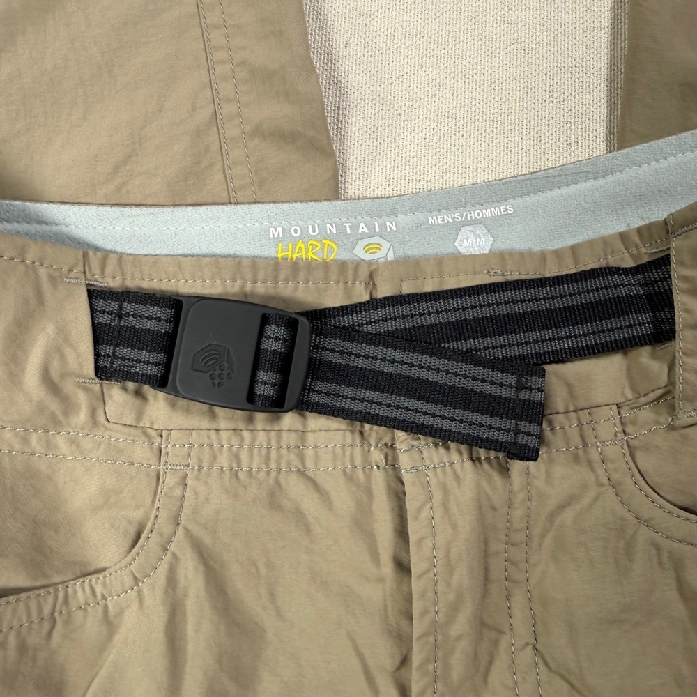Mountain Hardwear Mens M Articulated Hiking Pants Nylon Belted Comfort Waist - Picture 14 of 16